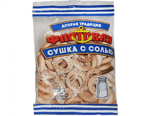 Фрайчизы классические сырные (100 гр.): Сушка с солью 