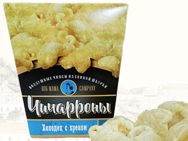 Чичарроны со вкусом холодца и хрена в Армавире
