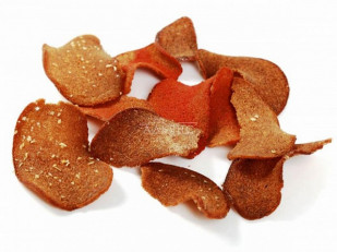 Ресторанные гренки с морской солью: Ресторанные гренки с холодцом и хреном