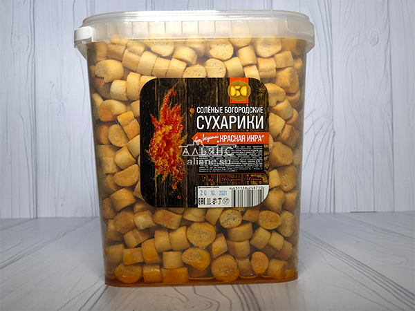 Сухарики с красной икрой в Армавире