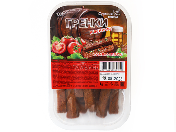 Сурские гренки Томат спайси (100 гр) в Армавире