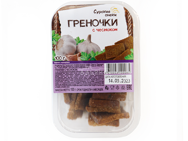 Сурские гренки с Чесноком (100 гр) в Армавире