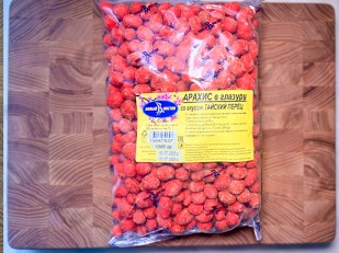 Корюшка без икры вяленая ГОСТ (крупная): Арахис в глазури со вкусом тайский перец