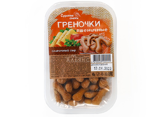Сурские (ПШЕНИЧНЫЕ) Сливочный сыр (100 гр) в Армавире