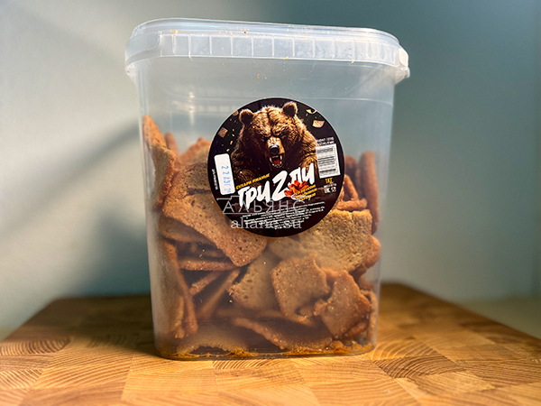 Ведро Ржаные гренки со вкусом Крылышки Барбекю (1 кг) в Армавире