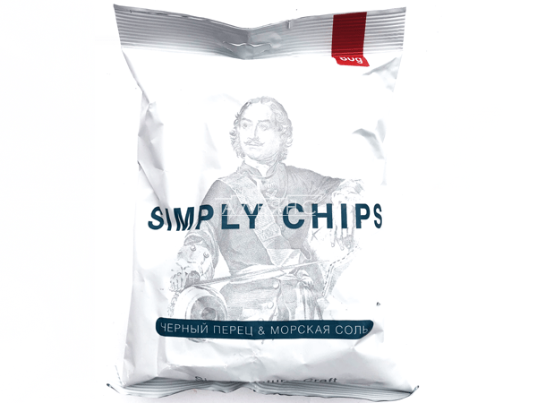 Картофельные чипсы "Simple chips" Морская соль и черный перец 80 гр. в Армавире