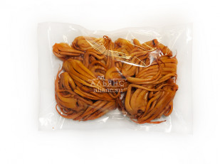 Корюшка Х/К ГОСТ (крупная): Кальмар щупальца (мелкие) холодного копчения